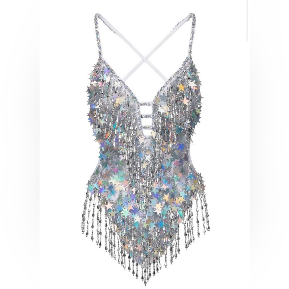 Shop EasyTiger Cosmic Sequin Bodysuit